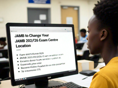 Change Your JAMB 2025/2026 Exam Centre Location