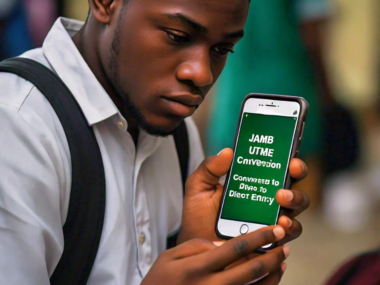 JAMB UTME Conversion to Direct Entry 2024/2025