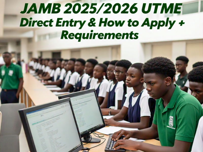 JAMB UTME Direct Entry